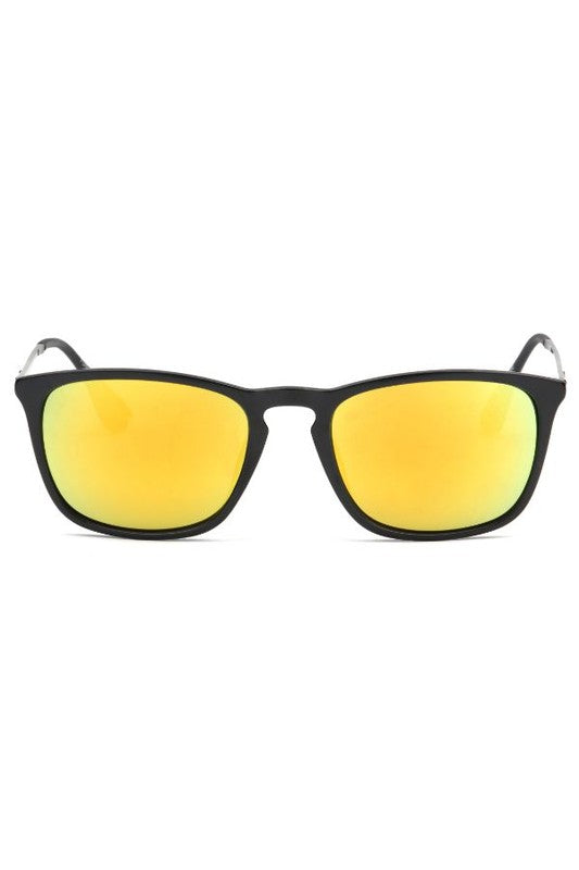 Vintage Retro Square Mirrored Fashion Sunglasses