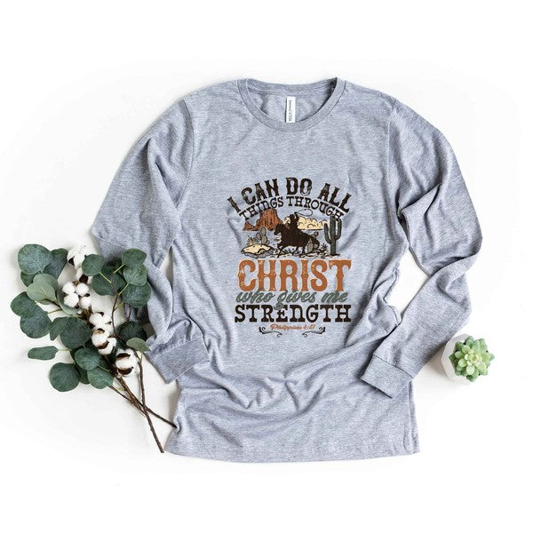 I Can Do All Things Through Christ Cowboy Tee